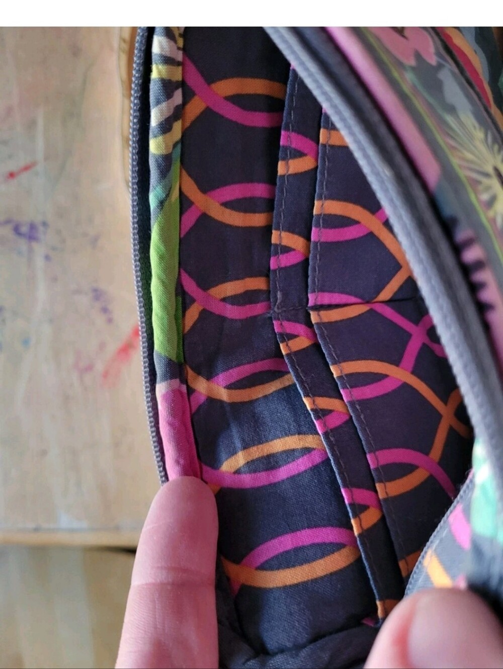 Vera Bradley Accordion Wallet in "Jazzy Blooms" Pattern - Picture 7 of 7